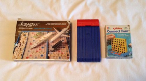 Lot Of Travel Games Scrabble Connect 4 Battleship