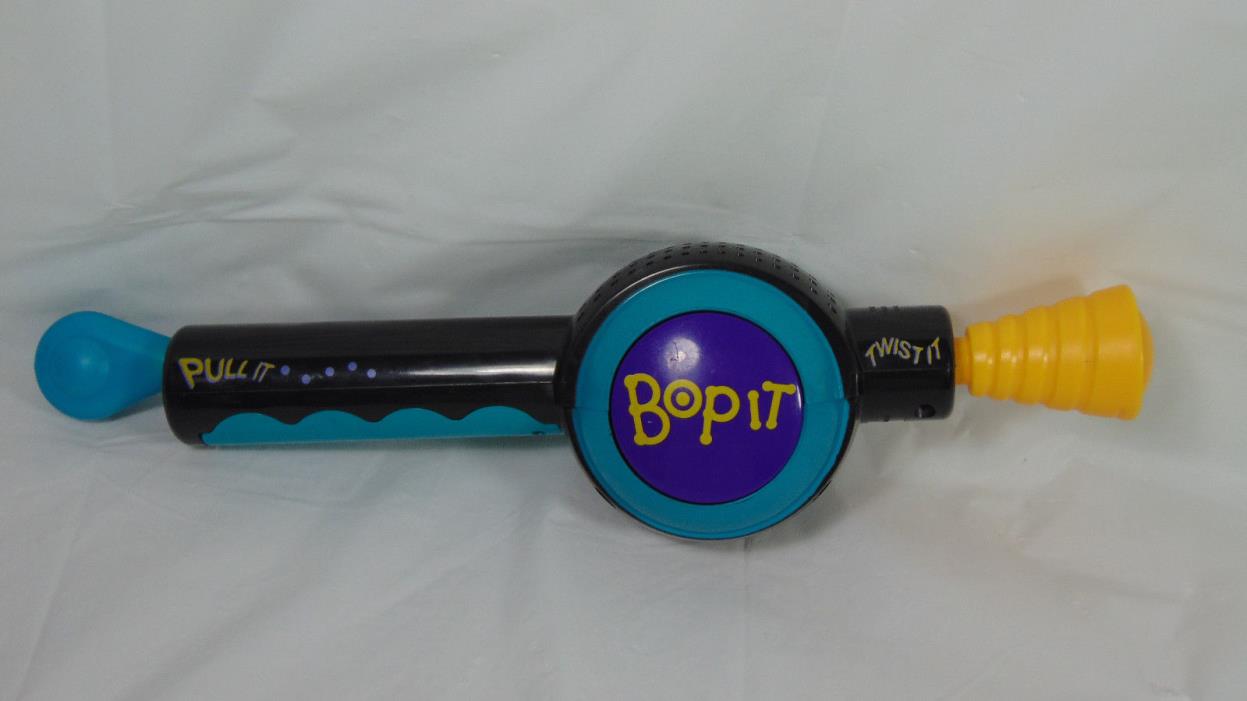 Bop It Handheld Game With Bop It, Pull It, Twist It Functions 1996 Hasbro