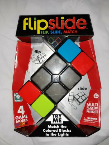 License 2 Play Flipslide Flip Slide Match Kids Cube Puzzle Game NEW