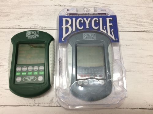 Bicycle Electronic Hand Held Game Black Jack  & Free Cell