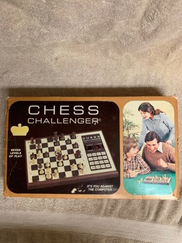 Vintage Fidelity Chess Challenger Electronic Chess Game Complete in Box