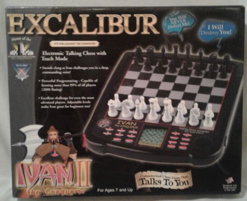 Excalibur Ivan the Conqueror II Computerized Electronic Talking Chess Nice