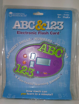 ABC 123 fun learning electronic portable game Great for Special Education Ear...