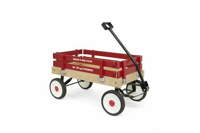 Berlin F257 Amish-Made Pee-Wee Flyer Wagon, Red