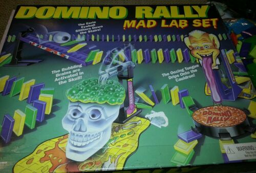 DOMINO RALLY MAD LAB SET FOR  PARTS - INCOMPLETE - PRESSMAN