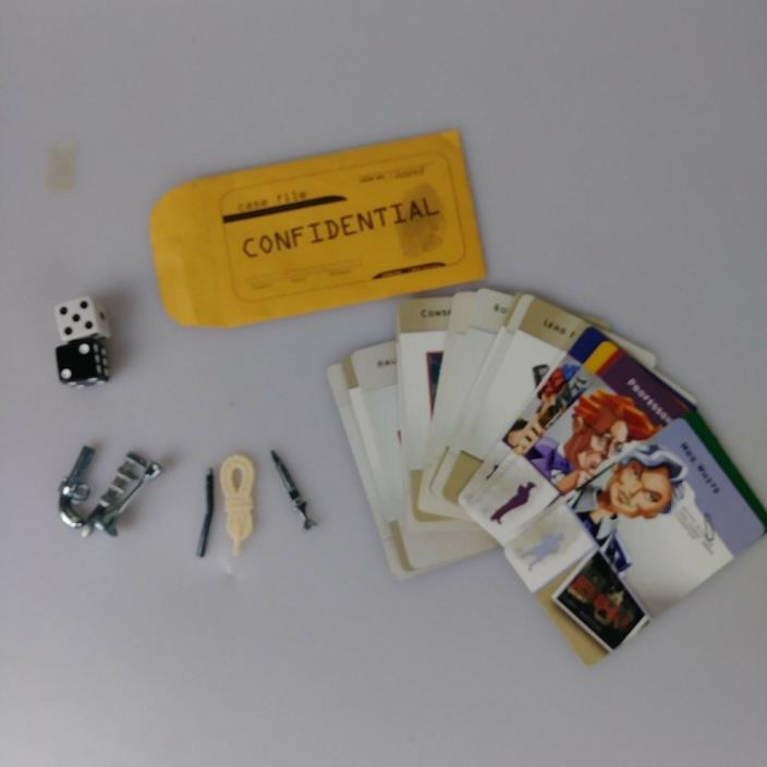 Clue replacement Pieces Cards Envelope Dice Weapons Board Game