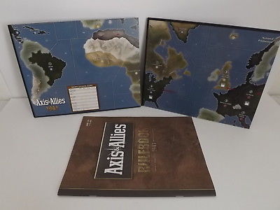 Axis & Allies 1941 -- Rulebook & Game Board! NEW
