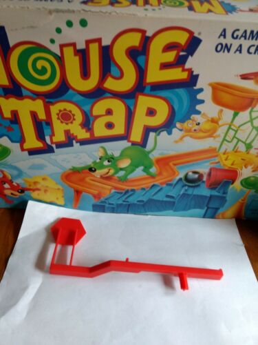 MOUSE TRAP Board Game Replacement Parts #6 Red Stop Sign ONLY 1994