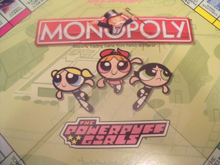 2001 The Powerpuff Girls Monopoly Edition Replacement Game Board Part Piece