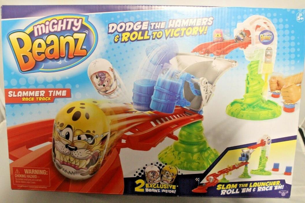 Mighty Beanz Slammer Time Race Track  Exclusive Beanz NIB