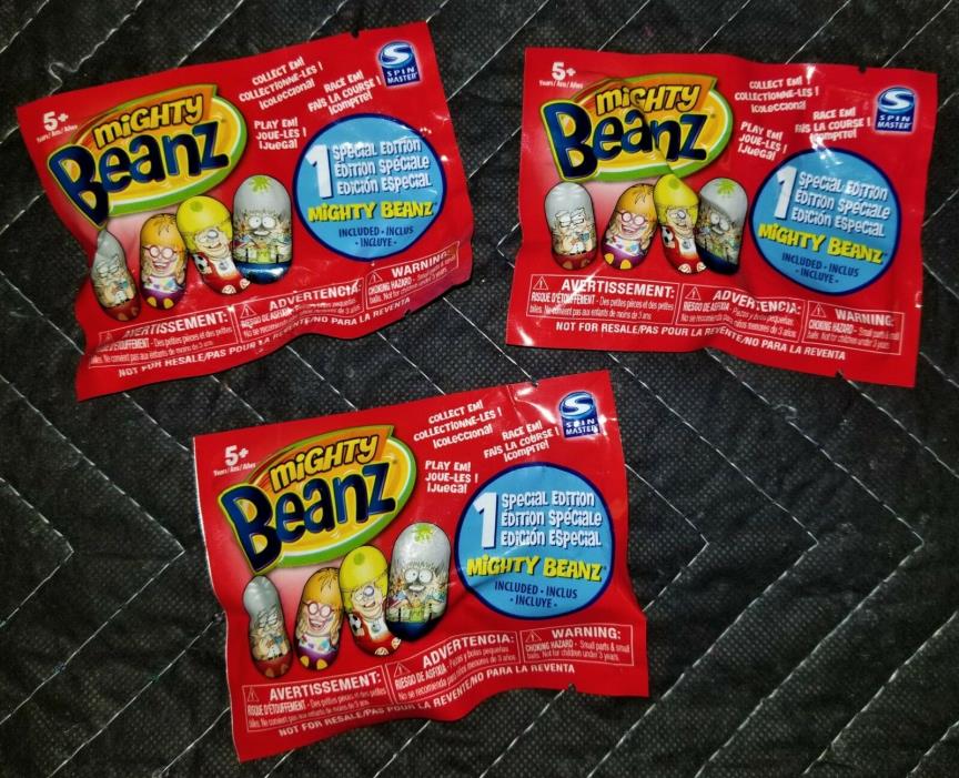 Mighty Beanz Special Edition Lot of 3 Single Packs 2010