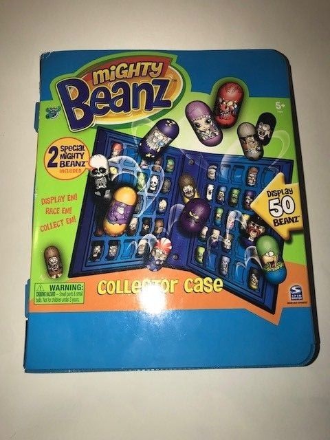Mighty Beanz Collector Case Blue with 2 Special Beans Series 1 NEW VERY GOOD Box