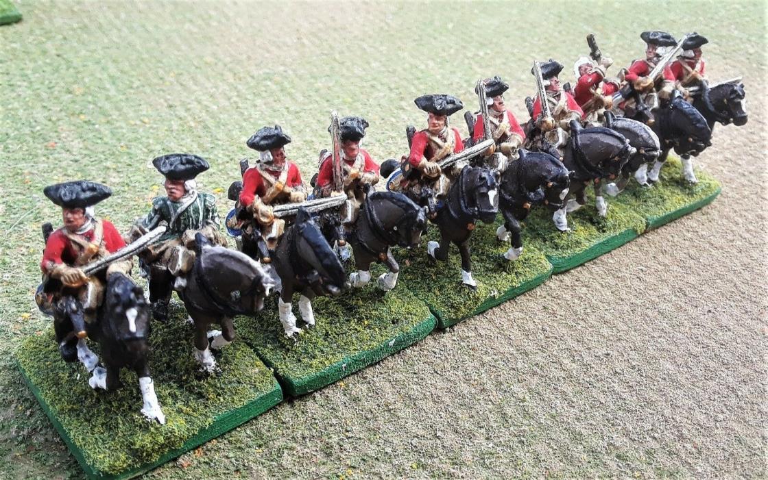 Napoleonic, 15mm Miniatures, British Dragoon Cavalry