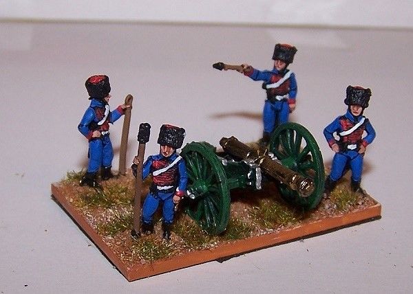 15mm French Napoleonic Guard Horse Artillery, Based