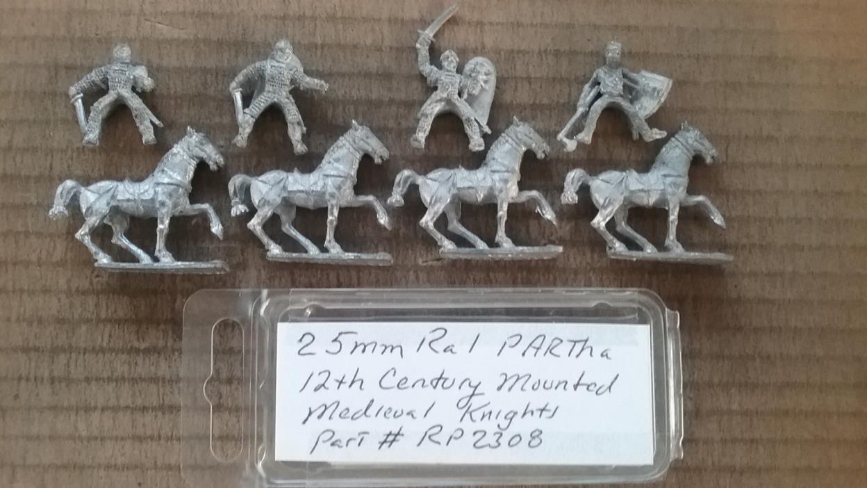 25mm Ral Partha  12th Century Medieval Knights