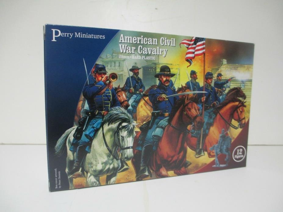 Perry Miniatures # 102 28mm American Civil War Mounted Cavalry Figure Set