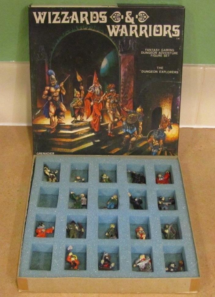 Grenadier WW01 Dungeon Explorers Wizzards & Warriors AD&D 5001 figures