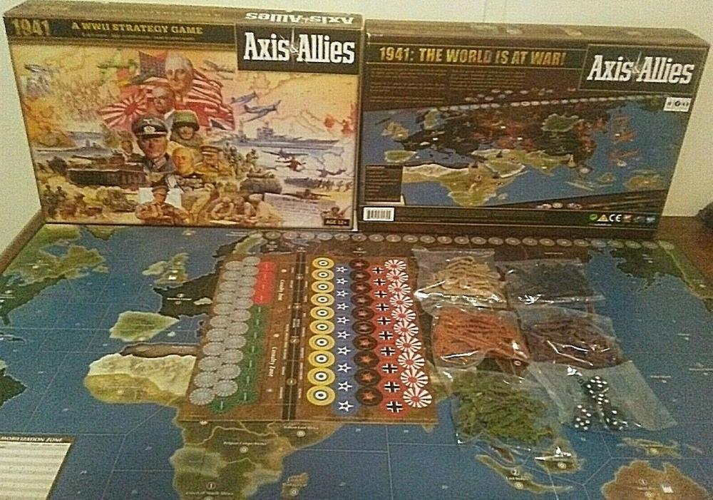 Axis And Allies 1941 Board Game 2012 Version World War 2 Strategy 2-5 Players