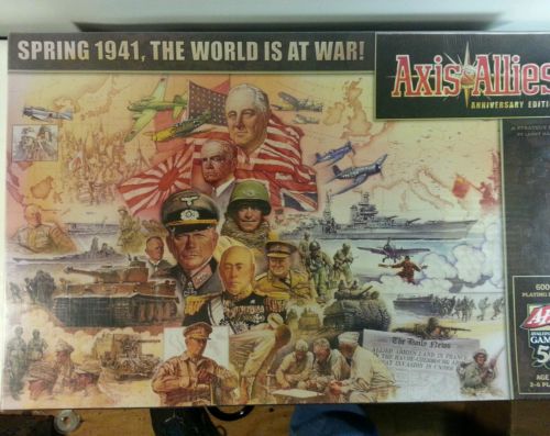 Axis & Allies Anniversary Edition, 2008, Brand New, Sealed OOP