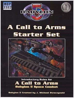 BABYLON 5: A CALL TO ARMS Starter Set - Space Combat - Introductory Rules Book