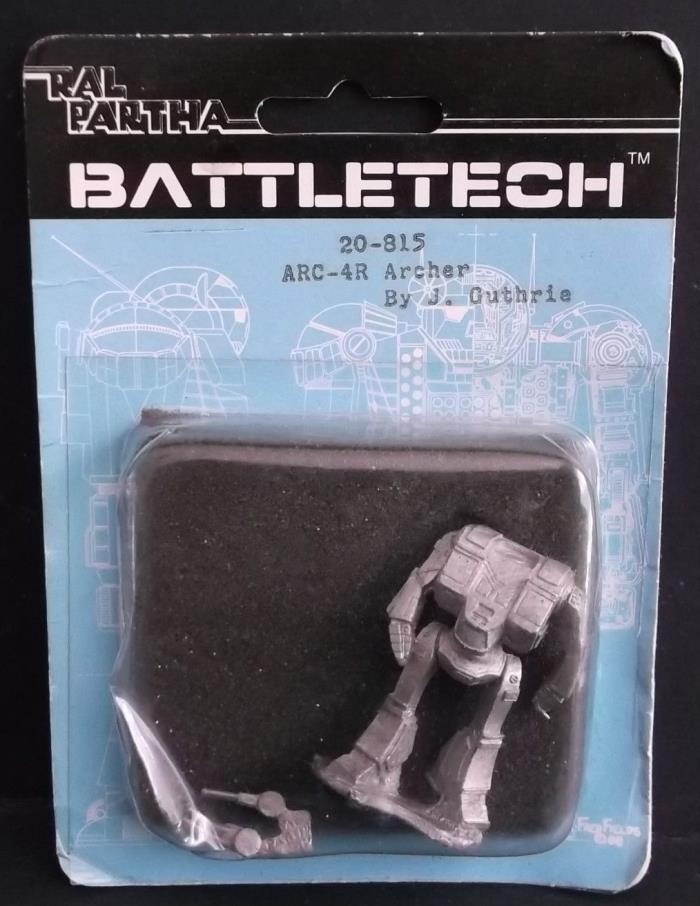 Battletech Ral partha Bombardier miniature in blister 20-815 Unseen Ultra Rare