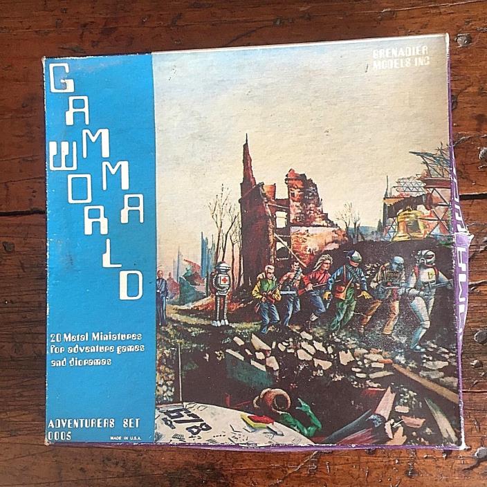 GAMMA WORLD Grenadier Models Inc. 0005 Adventurers Set Vintage - Partial Set