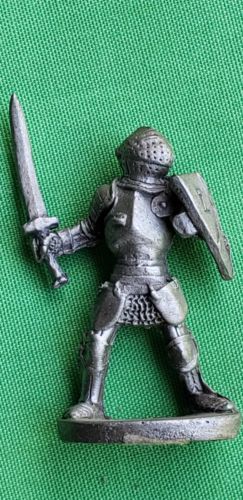 Vintage D&D Miniature Partha Pewter Knight PP61