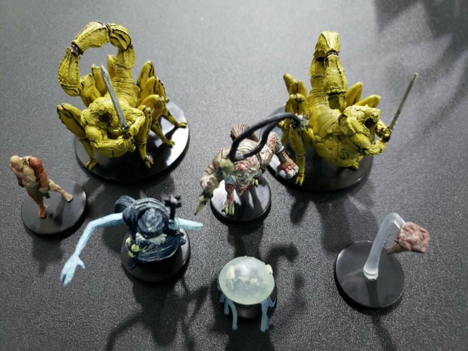 D&D Dungeon of the Mad Mage Lot 7 Figs Murial, Flind, Flesh Golem