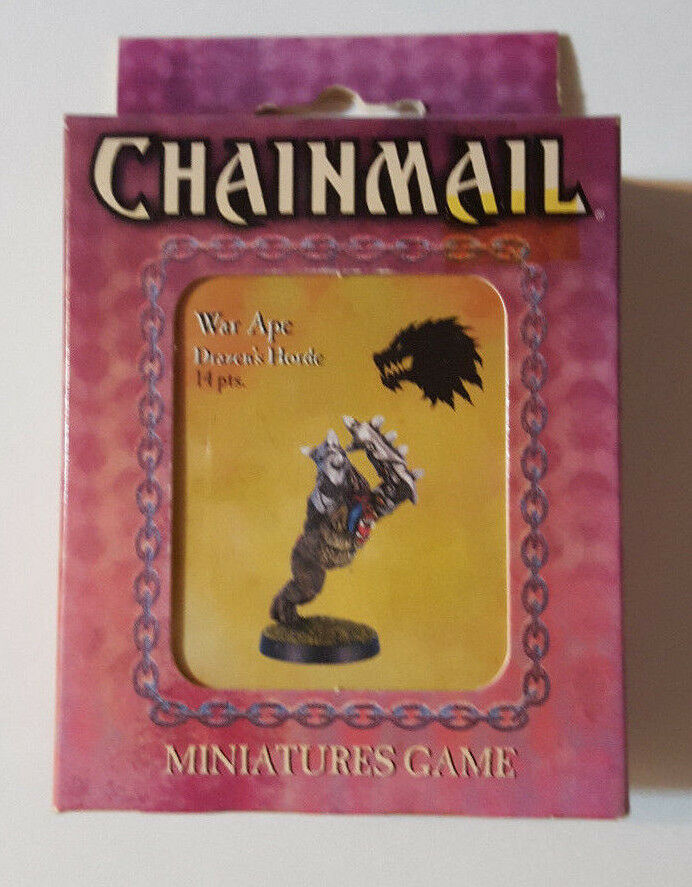 WOTC Dungeons & Dragons Chainmail Drazen's Horde - War Ape (METAL OOP MIB)