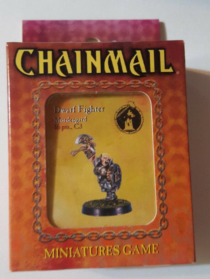 WOTC Dungeons & Dragons Chainmail Mordengard - Female Dwarf Fighter (MIB OOP)