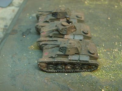 Painted Flames of War Russian T-70 PLT with Command (Guards Camouflage)