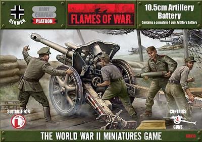 Flames of War - German: 10.5cm Artillery Battery GBX13