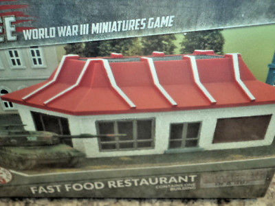 Fast Food Restaurant Battlefield in a Box Team Yankee Prepainted Terrain BB207