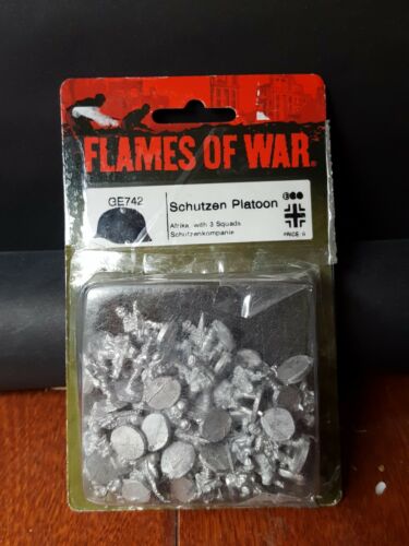 FOW GERMAN SCHUTZEN PLATOON NEW EARLY WAR GE742 INFANTRY 15MM WWII BATTLEFRONT