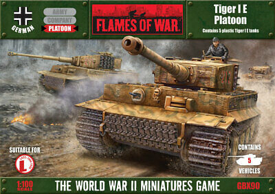 Flames of War German Tiger 1E by Battlefront FOW GBX90