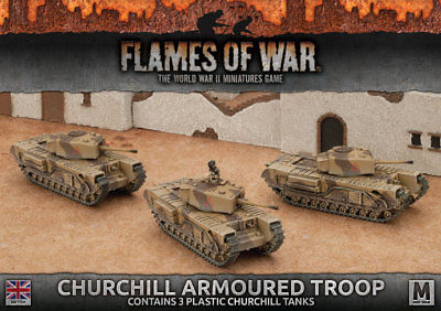 Flames of War Churchill Armoured Troop British BBX44