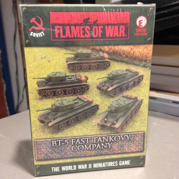 Flames of War BT-5 Fast Tankovy Company Box World War II Miniatures Game