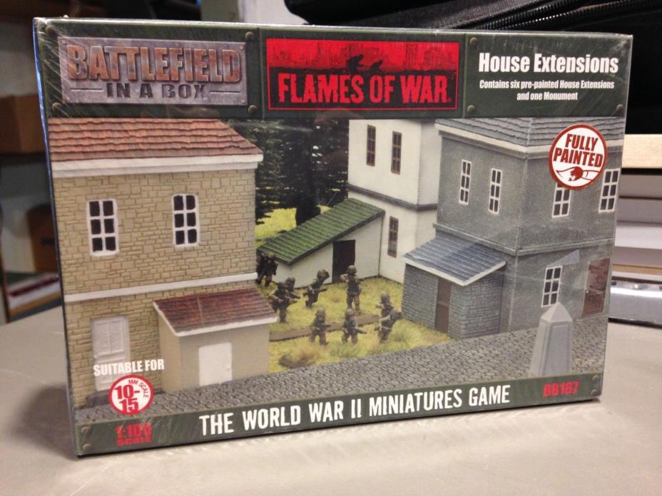 Flames of War House Extensions Box World War II 2 Miniatures Game