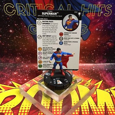 DC Heroclix SUPERMAN 002 15th Anniversary Elseworlds NM!