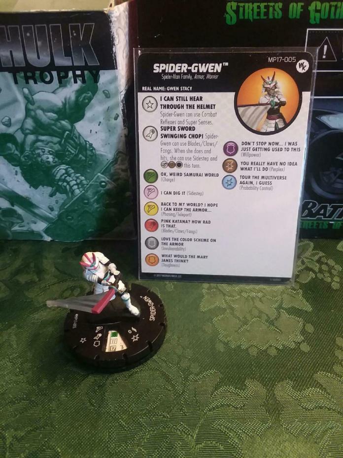 Marvel Heroclix Convention Exclusive MP17-005 Samurai Spider-Gwen / no box