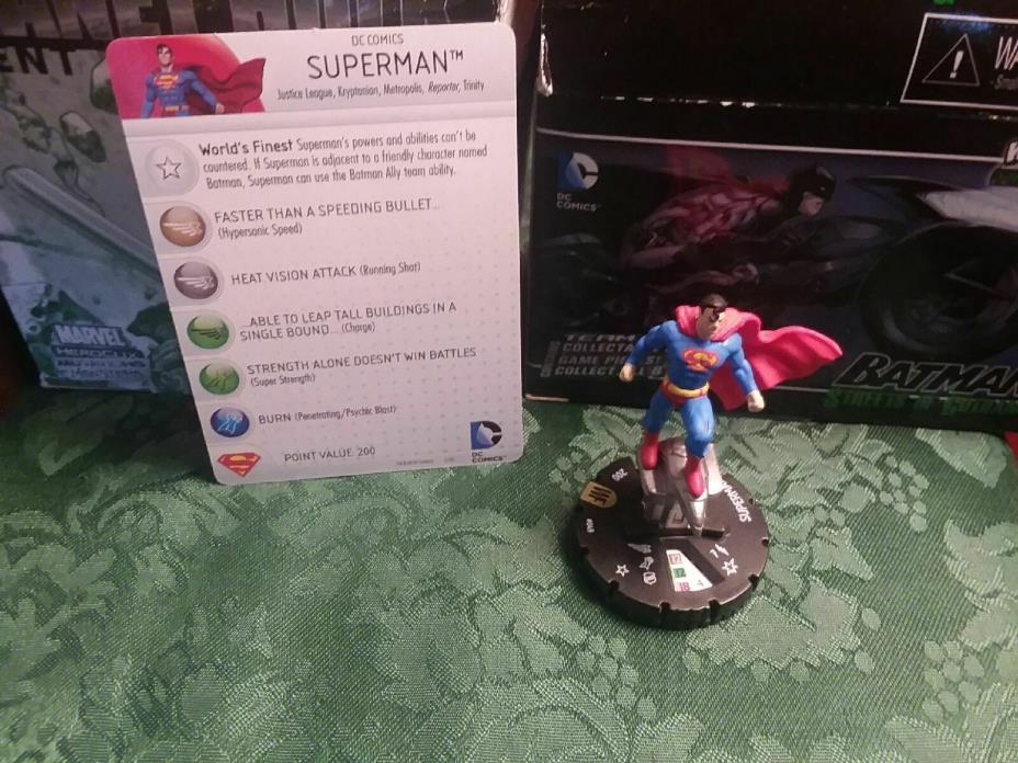 DC Heroclix Worlds Finest super rare #049 Superman