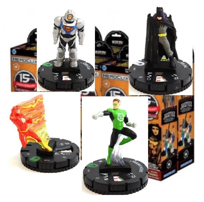 Heroclix DC Elseworlds  #023 PETE ROSS 018 FLASH 017 GREEN LANTERN 007 THE BAT