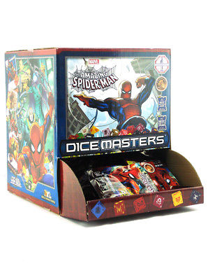 Marvel Dicemasters Amazing Spider-Man Gravity Feed 90 Booster Packs New