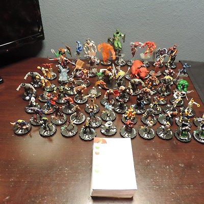Heroclix Mutations & Monsters Total Set of 67+Tokens Promos& Specials w/Cards