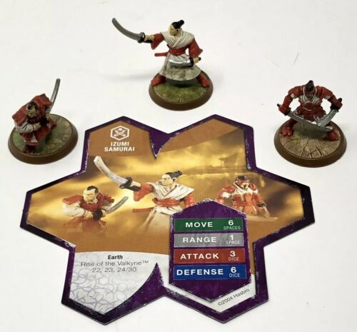 Izumi Samurai Rise of the Valkyrie Used  Various Heroscape Units Heroscape