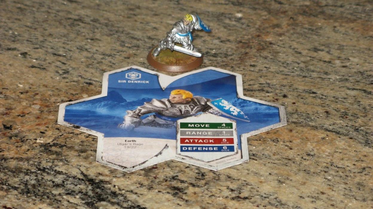 Heroscape Sir Denrick - Wave 1, Utgar's Rage