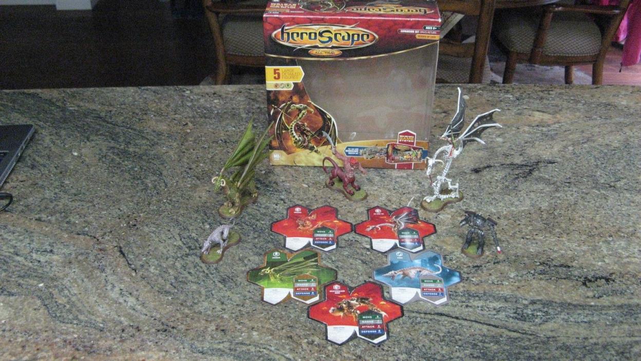 Heroscape Orm's Return - Heroes of Laur Expansion Set Box 100% Complete