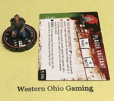 Horrorclix The Lab Plague Vagrant #066 Veteran USED Figure from Booster Pack