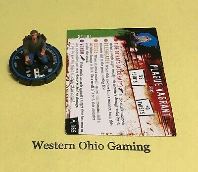Horrorclix The Lab Plague Vagrant #065 Experienced USED Figure from Booster Pack