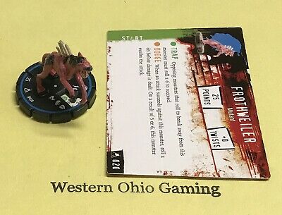Horrorclix The Lab Frothweiler #020 Experienced USED Figure from Booster Pack
